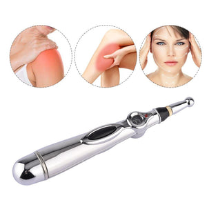 Electronic Acupuncture Massage Laser Pen, Fast Pain Relief, 5 Heads - British Bodega 